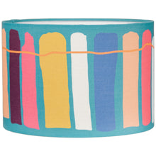 Load image into Gallery viewer, Green Multicoloured Crawia Design Lampshade