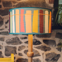 Load image into Gallery viewer, Green Multicoloured Crawia Design Lampshade