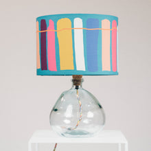 Load image into Gallery viewer, Green Multicoloured Crawia Design Lampshade
