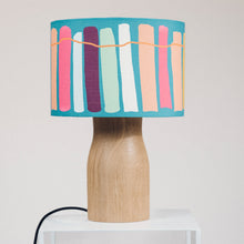 Load image into Gallery viewer, Green Multicoloured Crawia Design Lampshade