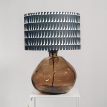 Load image into Gallery viewer, Large Smoke Grey Recycled Glass Lamp - with any Crawia, Heli or retro lampshade