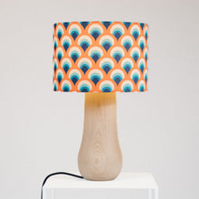 Load image into Gallery viewer, Red and Blue Rainbow Retro Lampshade