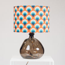 Load image into Gallery viewer, Smoke Grey Recycled Glass Lamp Small - with any Crawia, Heli or retro lampshade
