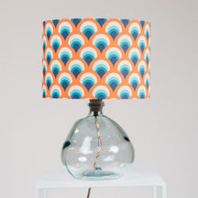 Load image into Gallery viewer, Red and Blue Rainbow Retro Lampshade