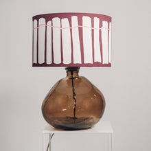 Load image into Gallery viewer, Large Smoke Grey Recycled Glass Lamp - with any Crawia, Heli or retro lampshade