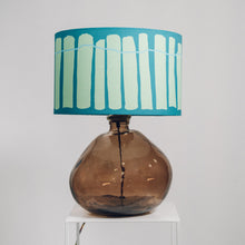 Load image into Gallery viewer, Large Smoke Grey Recycled Glass Lamp - with any Crawia, Heli or retro lampshade