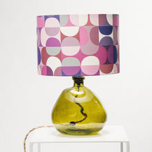 Load image into Gallery viewer, Green Recycled Glass Lamp Small - with any Crawia, Heli or retro lampshade