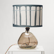 Load image into Gallery viewer, Smoke Grey Recycled Glass Lamp Small - with any Crawia, Heli or retro lampshade