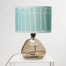 Load image into Gallery viewer, Smoke Grey Recycled Glass Lamp Small - with any Crawia, Heli or retro lampshade