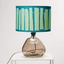 Load image into Gallery viewer, Smoke Grey Recycled Glass Lamp Small - with any Crawia, Heli or retro lampshade