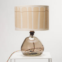 Load image into Gallery viewer, Smoke Grey Recycled Glass Lamp Small - with any Crawia, Heli or retro lampshade