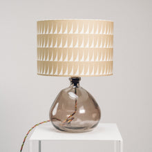 Load image into Gallery viewer, Smoke Grey Recycled Glass Lamp Small - with any Crawia, Heli or retro lampshade