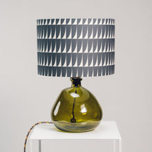 Load image into Gallery viewer, Green Recycled Glass Lamp Small - with any Crawia, Heli or retro lampshade