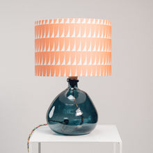 Llwythwch y ddelwedd i wyliwr yr Oriel, Lamp Gwydr Glas Bach Wedi'i Ail-gylchu - efo unrhyw lampshêd Crawia, Heli neu retro