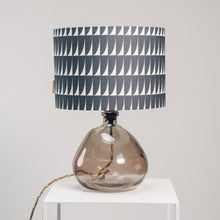 Load image into Gallery viewer, Smoke Grey Recycled Glass Lamp Small - with any Crawia, Heli or retro lampshade