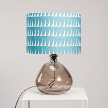 Load image into Gallery viewer, Smoke Grey Recycled Glass Lamp Small - with any Crawia, Heli or retro lampshade