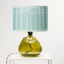 Load image into Gallery viewer, Green Recycled Glass Lamp Small - with any Crawia, Heli or retro lampshade