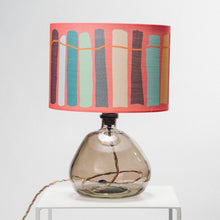 Load image into Gallery viewer, Smoke Grey Recycled Glass Lamp Small - with any Crawia, Heli or retro lampshade