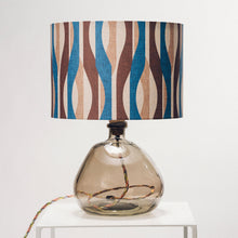 Load image into Gallery viewer, Smoke Grey Recycled Glass Lamp Small - with any Crawia, Heli or retro lampshade