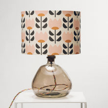 Load image into Gallery viewer, Smoke Grey Recycled Glass Lamp Small - with any Crawia, Heli or retro lampshade