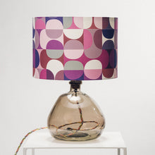 Load image into Gallery viewer, Smoke Grey Recycled Glass Lamp Small - with any Crawia, Heli or retro lampshade