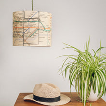 Load image into Gallery viewer, London Underground 1947 Map Lampshade