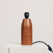 Load image into Gallery viewer, Dark Wood Lamp Base - with custom old map lampshade