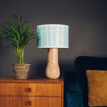 Load image into Gallery viewer, Aqua Blue Crawia Design Lampshade