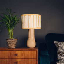 Load image into Gallery viewer, Light Wood Lamp Base - with one of 10 Crawia colours lampshades