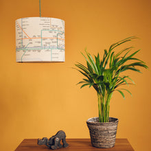 Load image into Gallery viewer, London Underground 1947 Map Lampshade