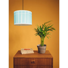 Load image into Gallery viewer, Aqua Blue Crawia Design Lampshade