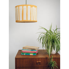 Load image into Gallery viewer, Mustard Crawia Design Lampshade