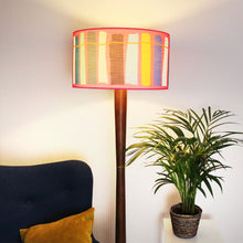 Load image into Gallery viewer, Pink Multicoloured Crawia Design Lampshade