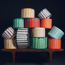 Load image into Gallery viewer, Mustard Crawia Design Lampshade