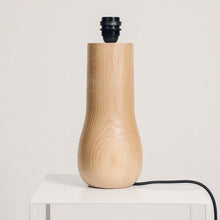 Load image into Gallery viewer, Light Wood Lamp Base - with one of 10 Crawia colours lampshades