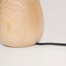 Load image into Gallery viewer, Light Wood Lamp Base - with one of 10 Crawia colours lampshades
