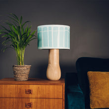 Load image into Gallery viewer, Light Wood Lamp Base - with one of 10 Crawia colours lampshades
