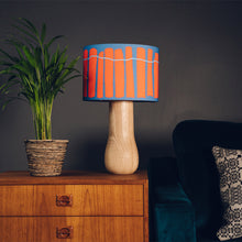 Load image into Gallery viewer, Light Wood Lamp Base - with one of 10 Crawia colours lampshades