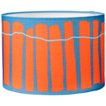 Load image into Gallery viewer, Blue and Red Crawia Design Lampshade