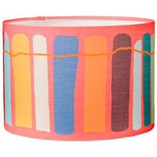 Load image into Gallery viewer, Pink Multicoloured Crawia Design Lampshade