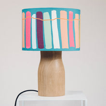 Load image into Gallery viewer, Green Multicoloured Crawia Design Lampshade
