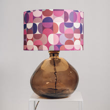 Load image into Gallery viewer, Large Smoke Grey Recycled Glass Lamp - with any Crawia, Heli or retro lampshade
