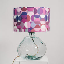 Load image into Gallery viewer, Large Clear Recycled Glass Lamp - with any Crawia, Heli or retro lampshade
