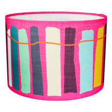 Load image into Gallery viewer, Light Wood Lamp Base - with one of 10 Crawia colours lampshades
