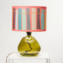 Load image into Gallery viewer, Green Recycled Glass Lamp Small - with any Crawia, Heli or retro lampshade
