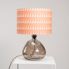 Load image into Gallery viewer, Smoke Grey Recycled Glass Lamp Small - with any Crawia, Heli or retro lampshade
