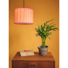 Load image into Gallery viewer, Pink and Orange Crawia Design Lampshade
