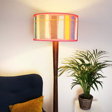 Load image into Gallery viewer, Pink Multicoloured Crawia Design Lampshade
