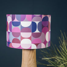 Load image into Gallery viewer, Purple Retro Lampshade

