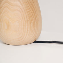Load image into Gallery viewer, Light Wood Lamp Base - with one of 10 Crawia colours lampshades
